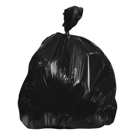 HERITAGE 60 gal Trash Bags, 38 in x 60 in, Extra Heavy-Duty, 17 microns, Black, 200 PK Z7660XK R01
